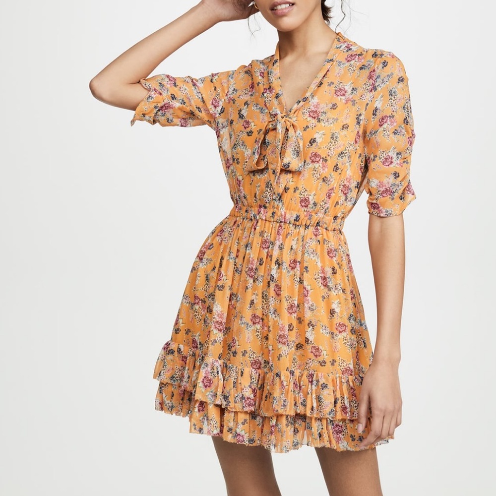 Nicholas Ruffle Mini Dress